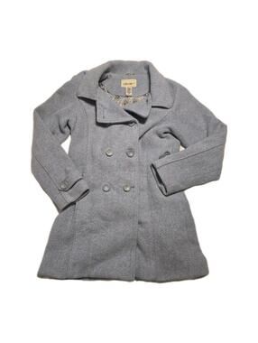 Cherokee Women’s XL Wool Blend Peacoat Blue Double Breasted Jacket Sz XL